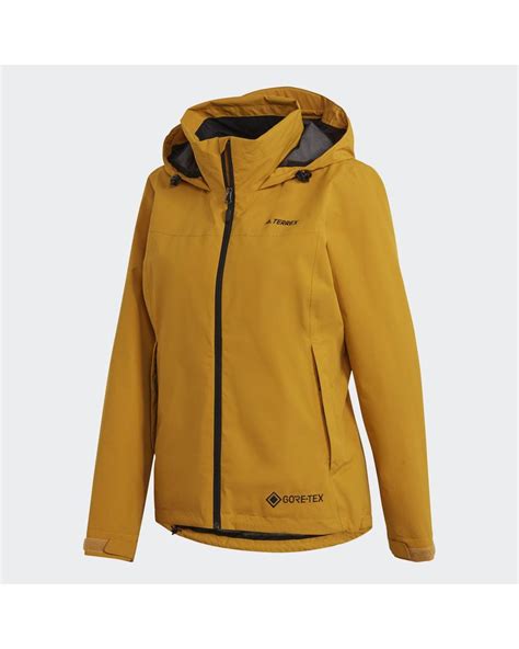 adidas terrex damen jacke gelb